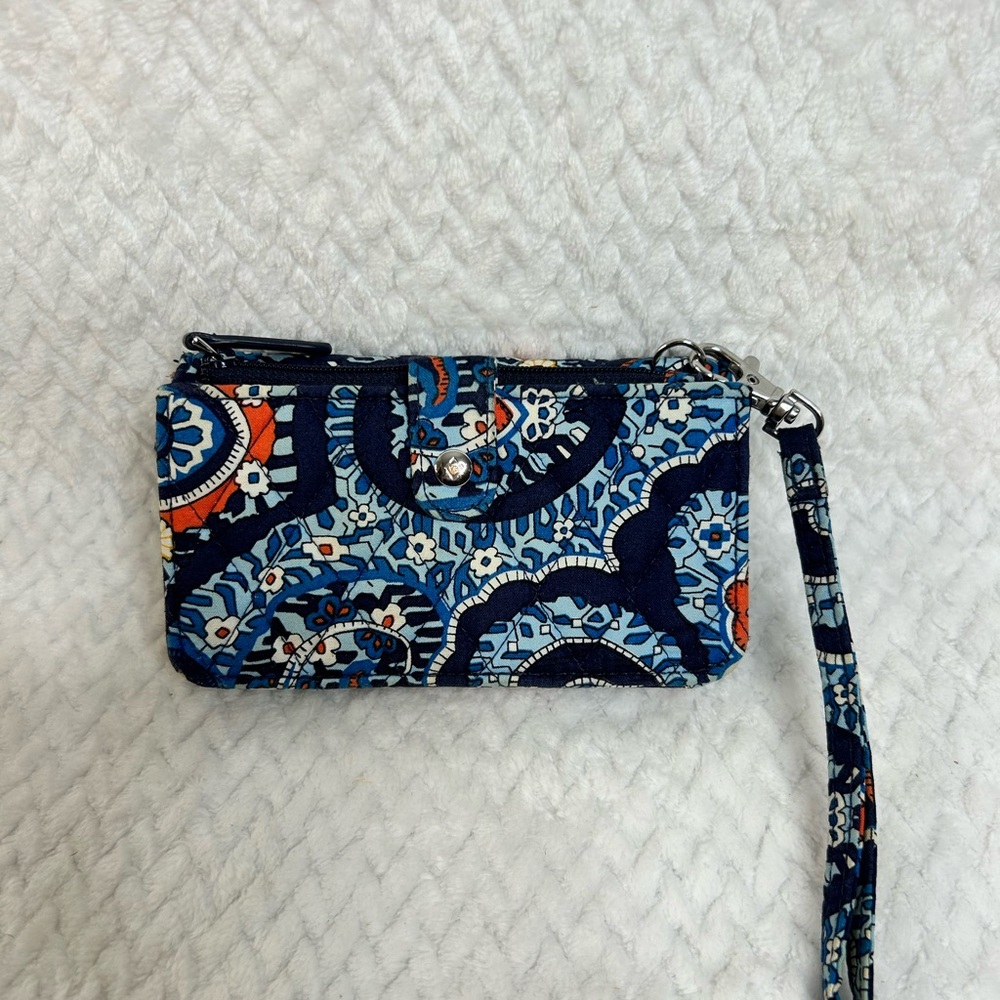 Vera Bradley floral wristlet wallet
